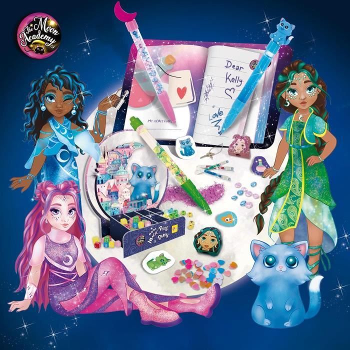 Image secondaire de Stylos et agenda magique - Kit Créatif - THE MOON ACADEMY - Stylos Personnalisés, Journal Inclus