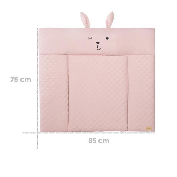 Image secondaire de Matelas à Langer Rose avec Visage de Lapin Lily