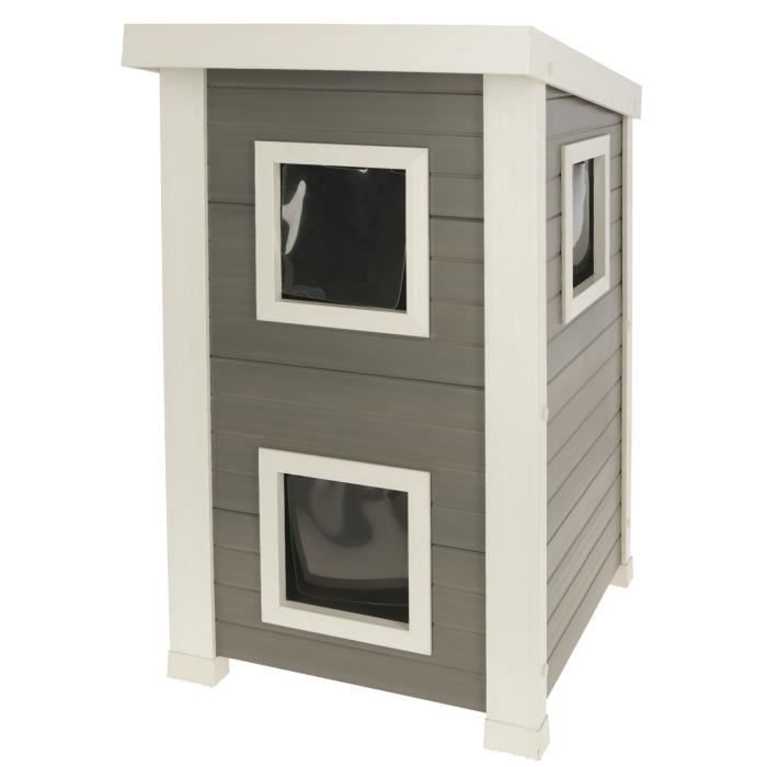 ECO EMILIA Maison pour chat 49x55x82cm