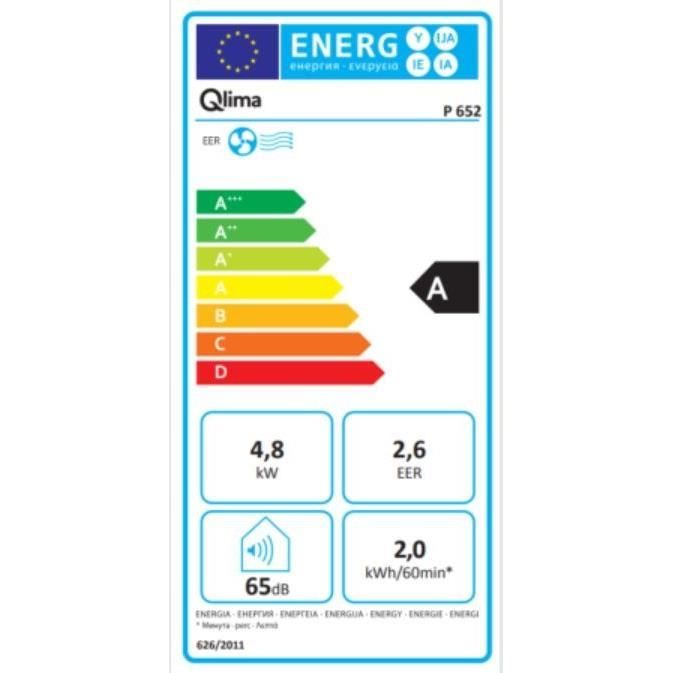 Image secondaire de Climatiseur Mobile QLIMA 15000 BTU P652 - Puissant et Compact