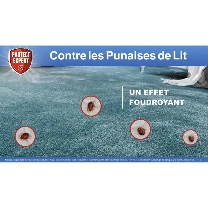 PROTECT EXPERT Foudroyant punaise de lit PUPAL1 - 1 L