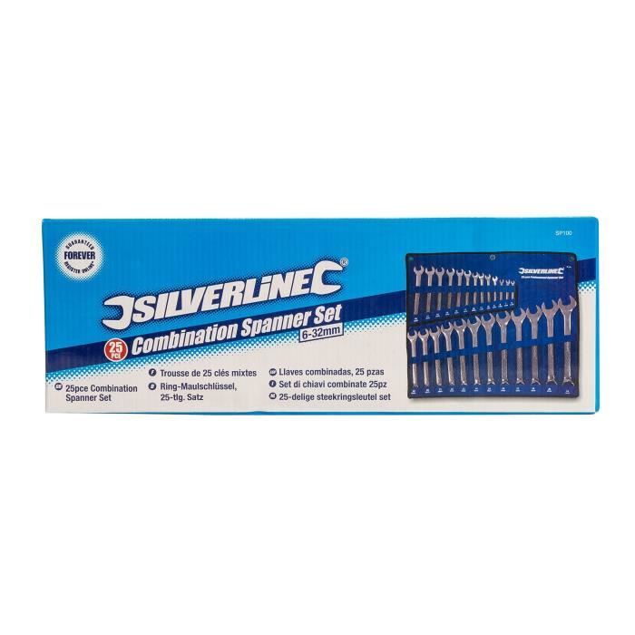 Trousse de 25 clés mixtes Haute Qualité 6 - 32 mm