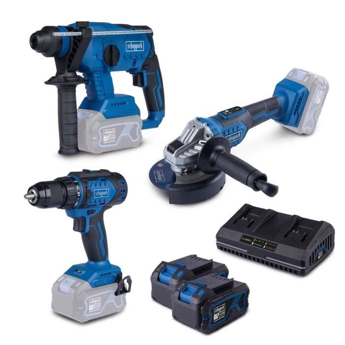 Kit Combot 5 utensili: c-dd45-x + bc-ag125-x + sdbc4.5A + 2 x sbp4.0 + bc-rhd230-x
