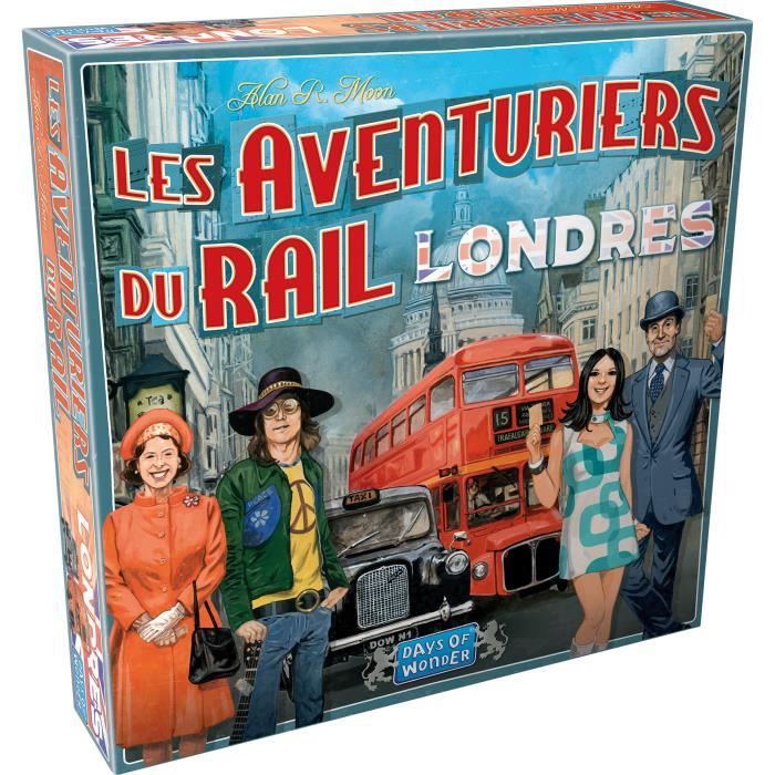 Days of Wonder | Les Aventuriers du Rail : Londres | Jeu de société | a partir de 8 ans | 2 a 4 joueurs | 10 a 15 minutes