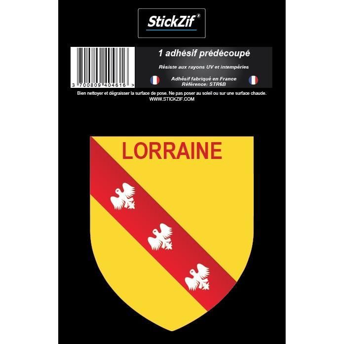 STICKZIF 1 Adhésif Blason Lorraine STR6B