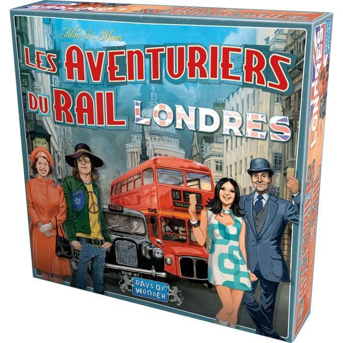 Image secondaire de Days of Wonder | Les Aventuriers du Rail : Londres | Jeu de société | a partir de 8 ans | 2 a 4 joueurs | 10 a 15 minutes