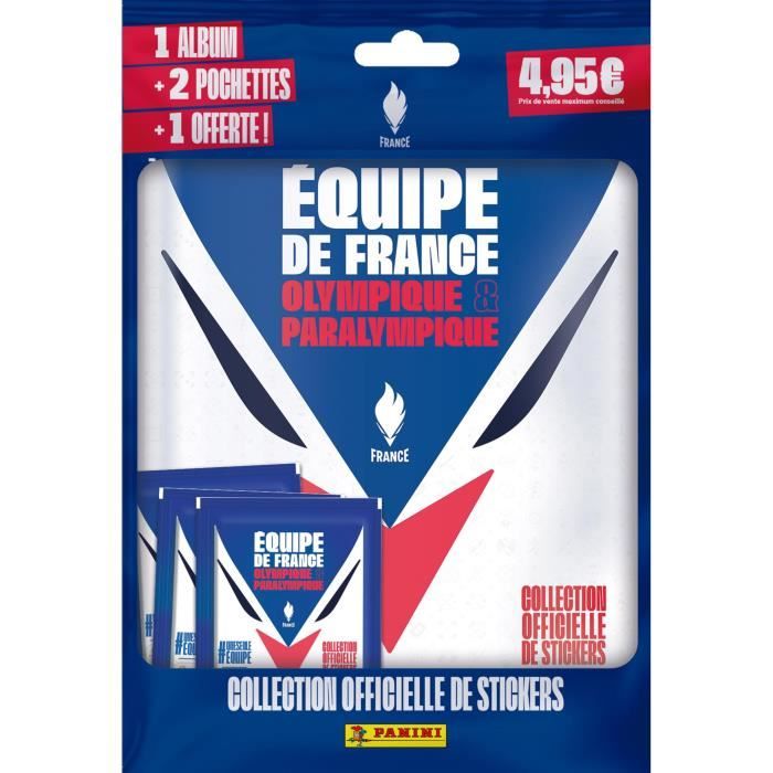 Album figurine + copertine - PANINI - Squadra francese Giochi Olimpici 2024