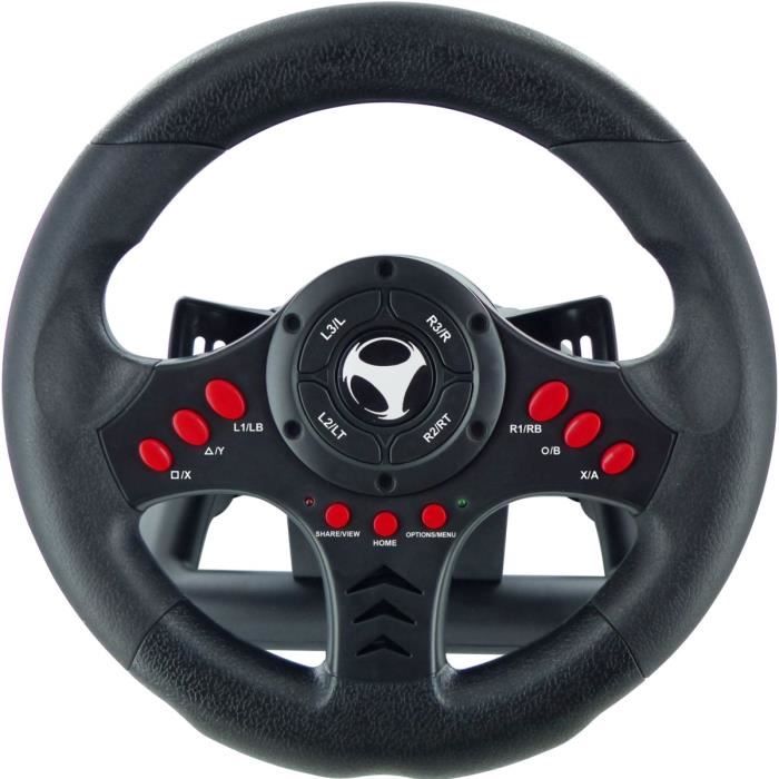 Volant Racing Wheel - SUBSONIC - SV400 - Compatible PS4, Xbox One, PC et PS3