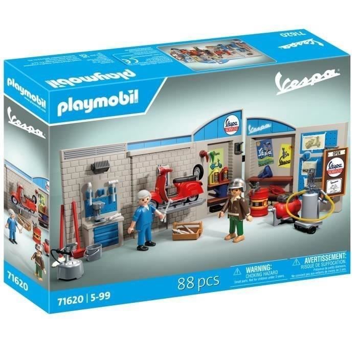 PLAYMOBIL - 71620 - Vespa Retro Garage