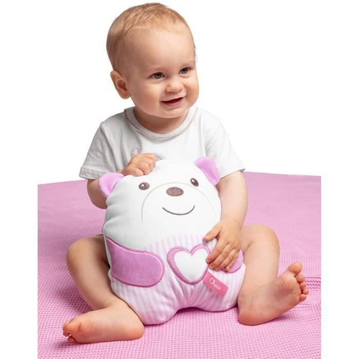 Image secondaire de Peluche tendre Ourson - CHICCO - Rose - Des la naissance