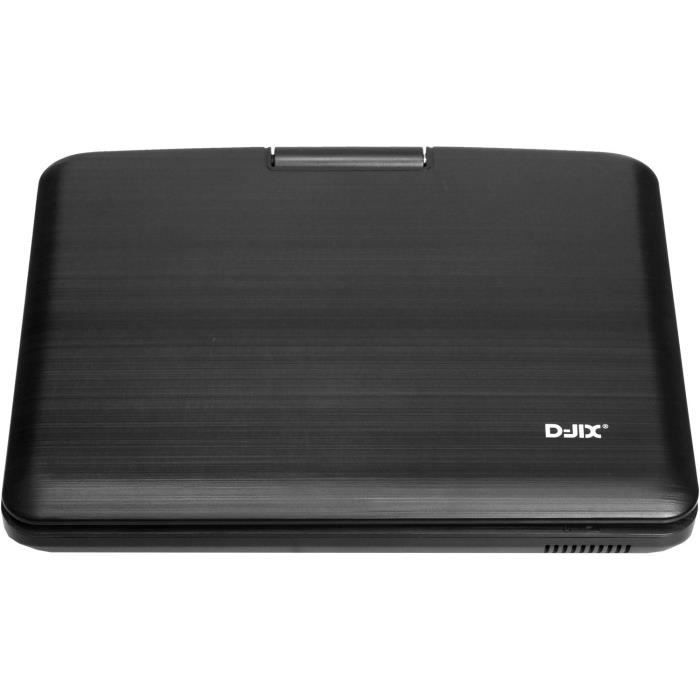 D-JIX PVS906-20 Lecteur DVD portable 9 rotatif - Noir