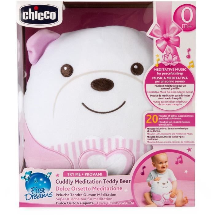Teddy Bear Soft Functionality Newborn Size Pink Material Chicco