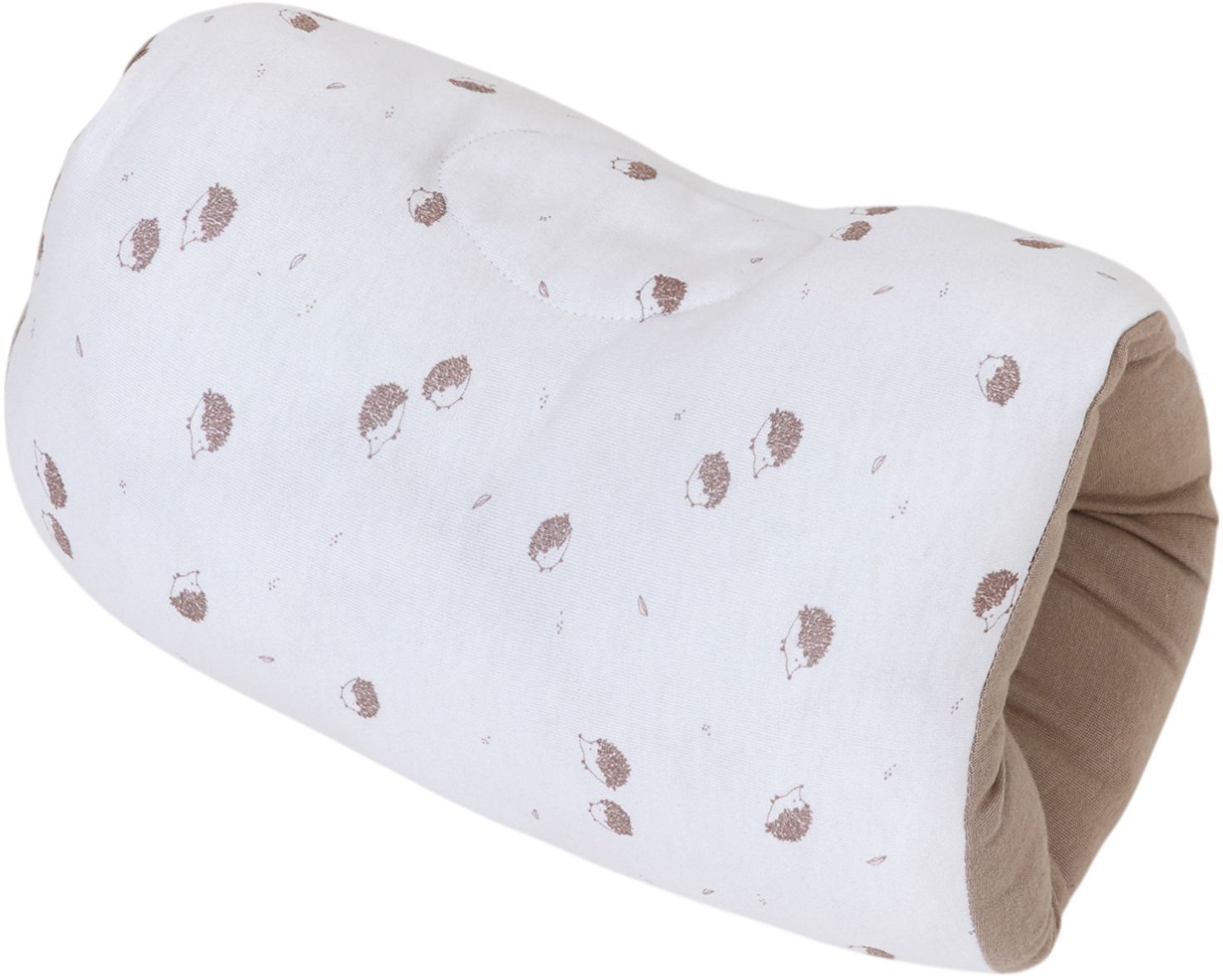 Brassard d'allaitement en jersey de coton - TINEO - Ecru avec Hérissons