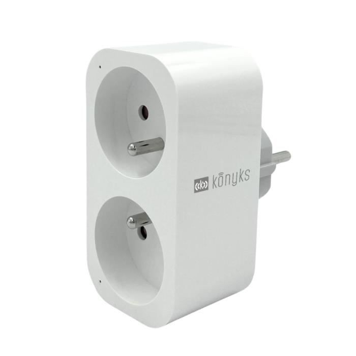 Image secondaire de Prise double - KONYKS - Priska Duo FR - Wi-Fi + Bluetooth