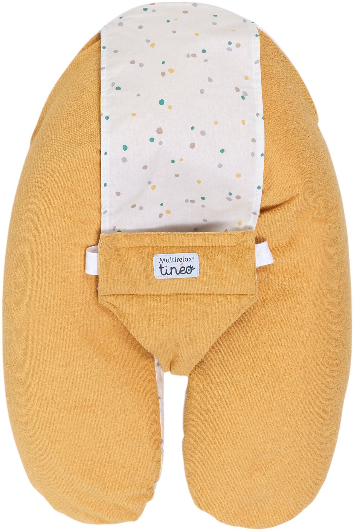 Coussin de maternité 3-en-1 TINEO - Jaune à Pois