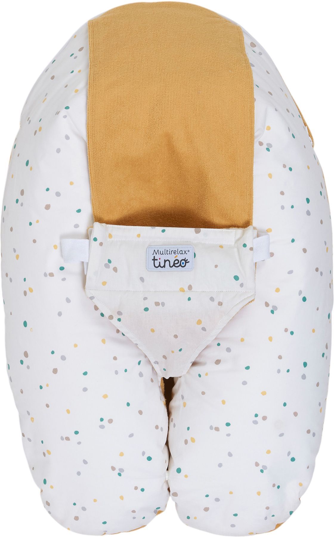 Image secondaire de Coussin de maternité 3-en-1 TINEO - Jaune à Pois