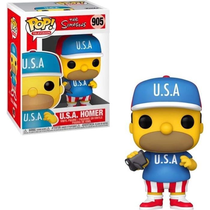 Figurine Funko Pop! Animation : Simpsons - USA Homer
