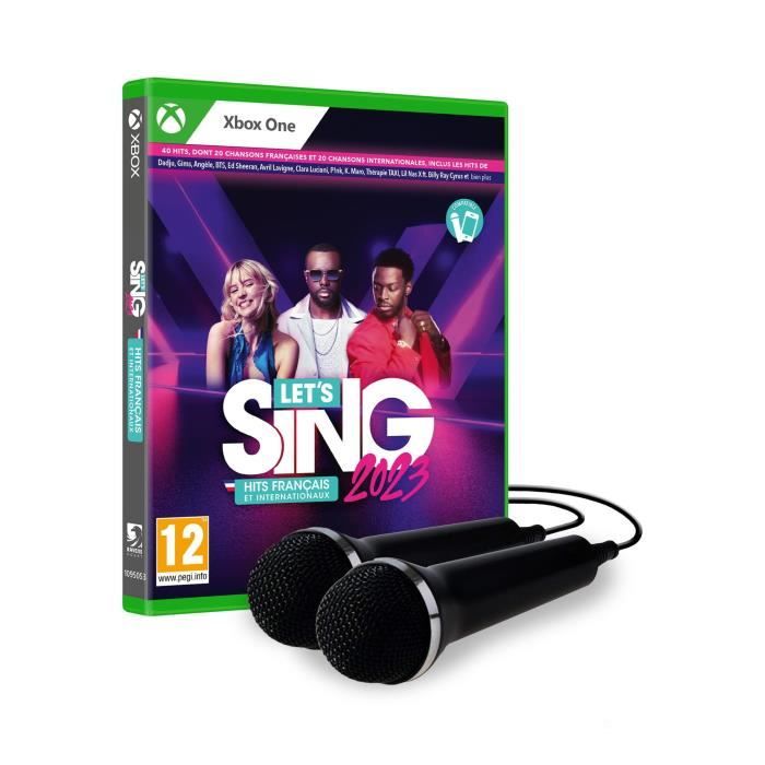 Let's Sing 2023 + 2 Micros Jeu Xbox One et Xbox Series