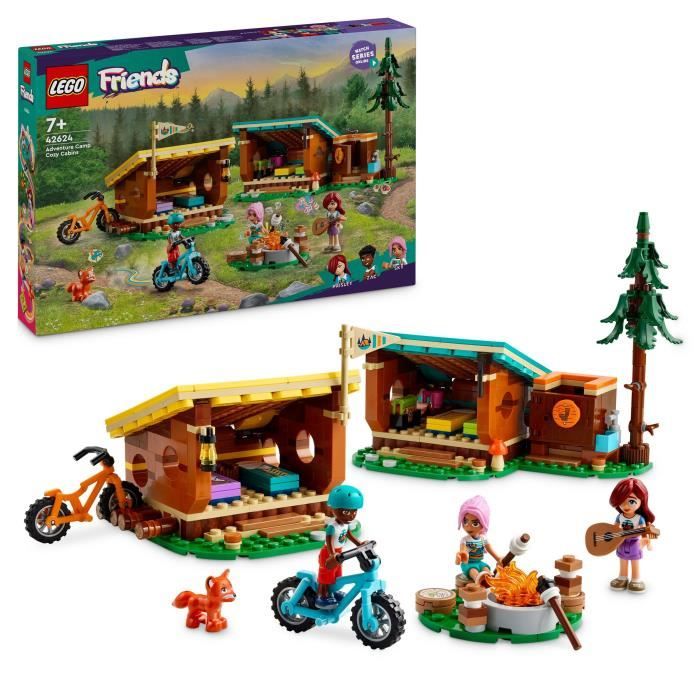 LEGO Friends 42624 Le accoglienti cabine del centro ricreativo - Set natura