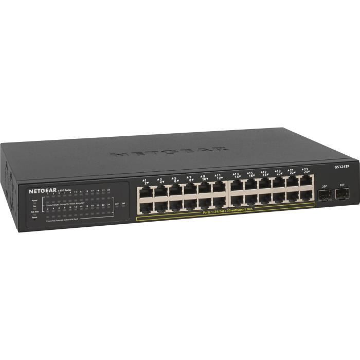 Smart Switch Ethernet - NETGEAR - GS324TP