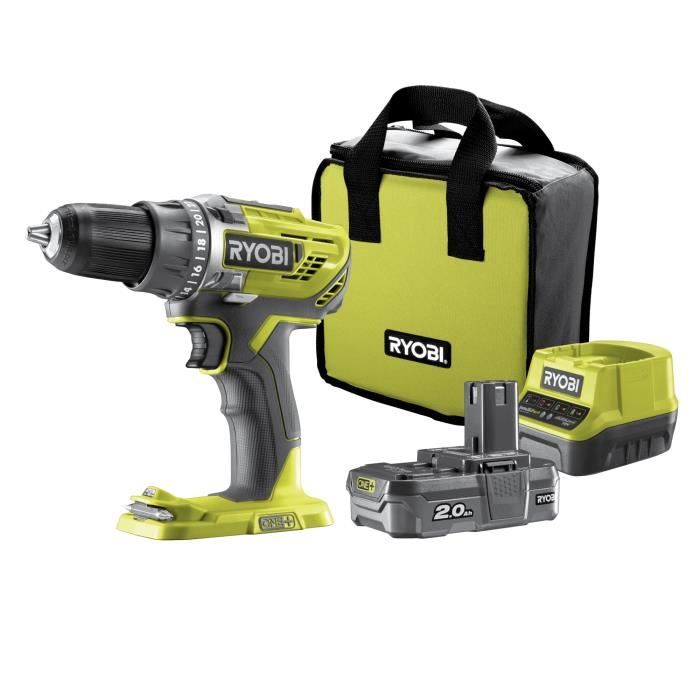RYOBI Cordless drill / driver - 18V 2Ah