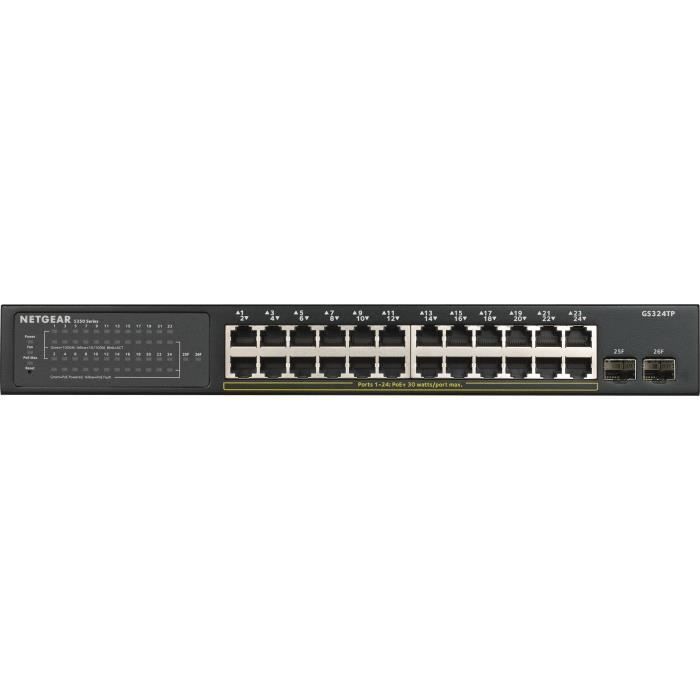 Smart Switch Ethernet - NETGEAR - GS324TP