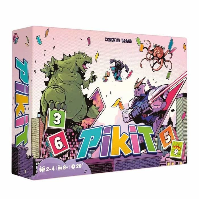 Gioco da tavolo - Pikit - Kaijus vs Mechas - Strategico - Emozionante