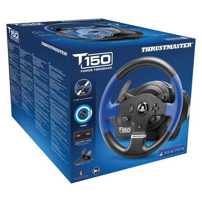 THRUSTMASTER Volant T150RS - PS3 / PS4 / PC / Fonctionne avec les jeux PS5*