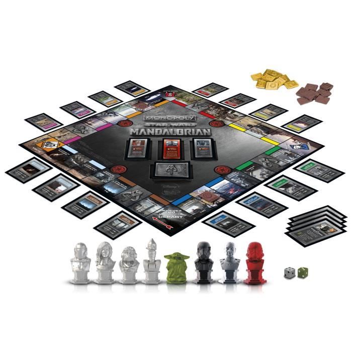 MONOPOLY - édition Star Wars The Mandalorian - Jeu de plateau - protéger L'Enfant (« bébé Yoda »)
