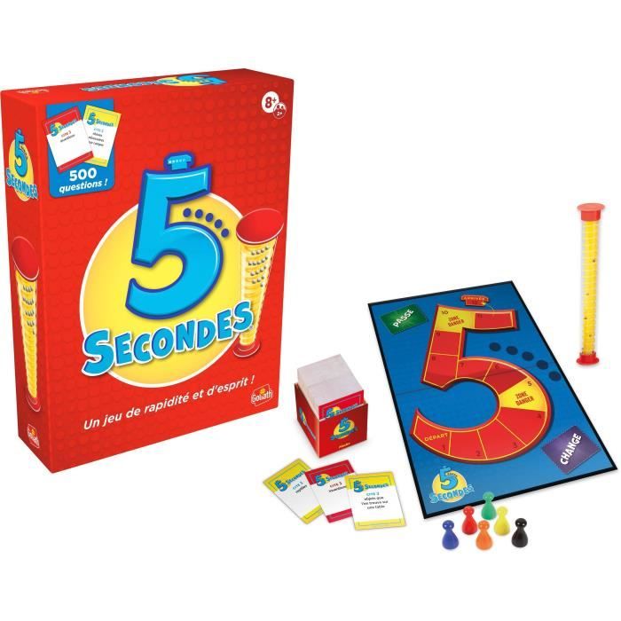 5 secondes - Jeu d'ambiance et de rapidité - GOLIATH - Des 8 ans