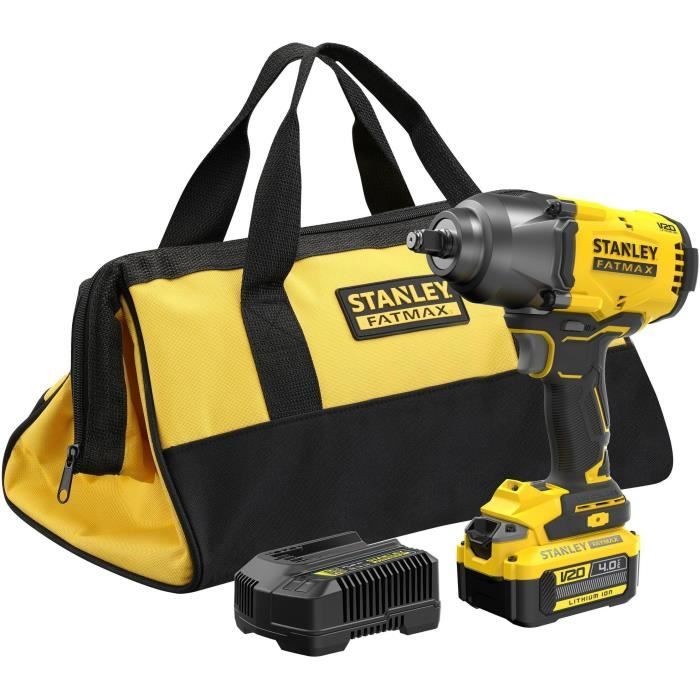 Avvitatore ad impulsi - STANLEY FATMAX V20 - SFMCF940M1-QW - 1/2 Brushless 950 Nm - Litio 18V - 1 Batteria 4Ah