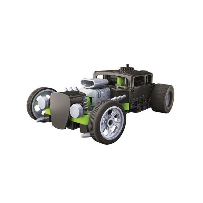 Image secondaire de Kit scientifique - CLEMENTONI - Atelier mécanique HOT ROD - 120 pieces - 2 modeles - 8 ans et plus