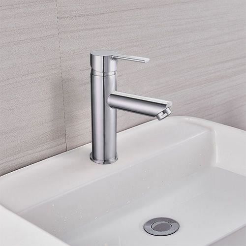 Image secondaire de Mitigeur lavabo - EDOUARD ROUSSEAU - Dower - Cartouche céramique Ø 35 mm - Butée éco-stop - Aérateur réducteur de débit - Chromé