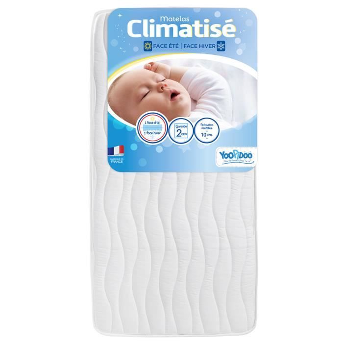 Image secondaire de Matelas Bébé Climatisé 60x120 cm - Été/Hiver - Yoopidoo