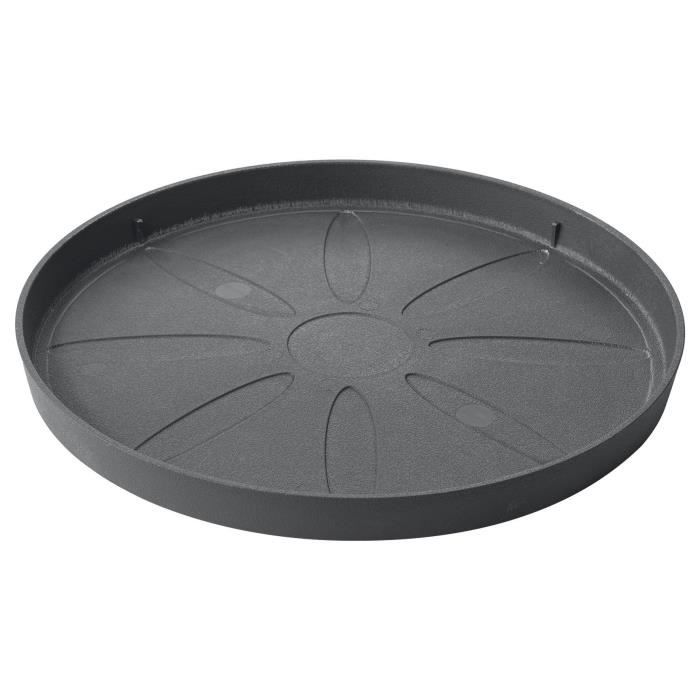 Piattino - DEROMA - Origin - 49,5 x h4,5 cm - Grigio