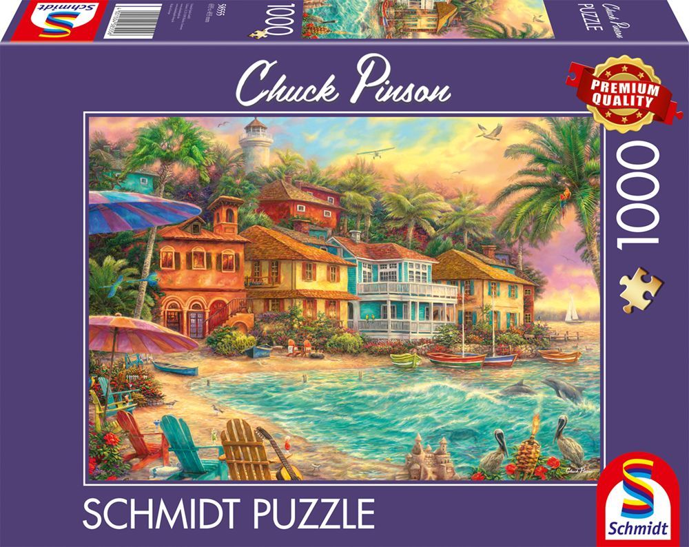 Puzzle 1000 pièces Chuck Pinson - Island Time - SCHMIDT
