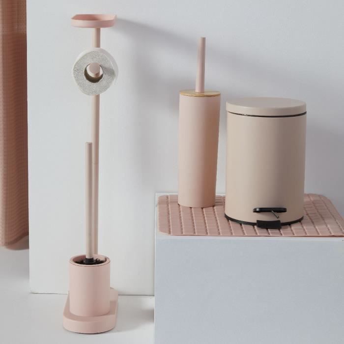 Bath Mat Non Slip 50 x 50 cm Square Pink