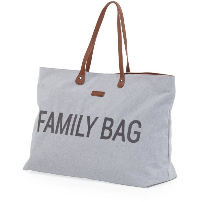 Image secondaire de Sac a langer - CHILDHOME - Family Bag - Canvas - Gris