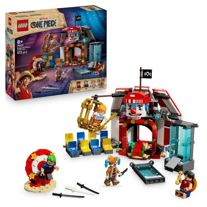 LEGO ONE PIECE 75637 Le Chapiteau de Baggy le Clown - Jeu pour enfant des 8 ans - Cadeau