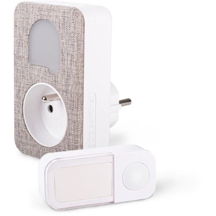Suoneria - SCS SENTINEL - SONE + Stylish - CSF0108 - Senza fili e senza batteria - Presa integrata