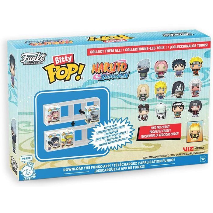 Image secondaire de Pack de Figurines Funko Bitty POP! Naruto Shippuden - Équipe 7