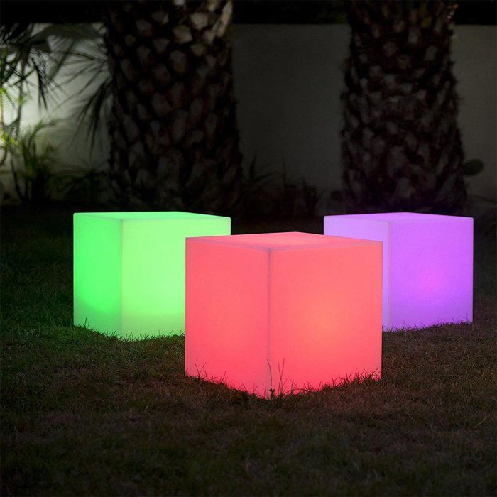 Image secondaire de Cube Lumineux Multicolore Carry C40 - Lampe et Tabouret Sans Fil