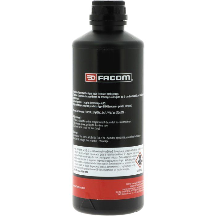 Image secondaire de Liquide de Frein FACOM DOT4 500 ml - Performance et Sécurité
