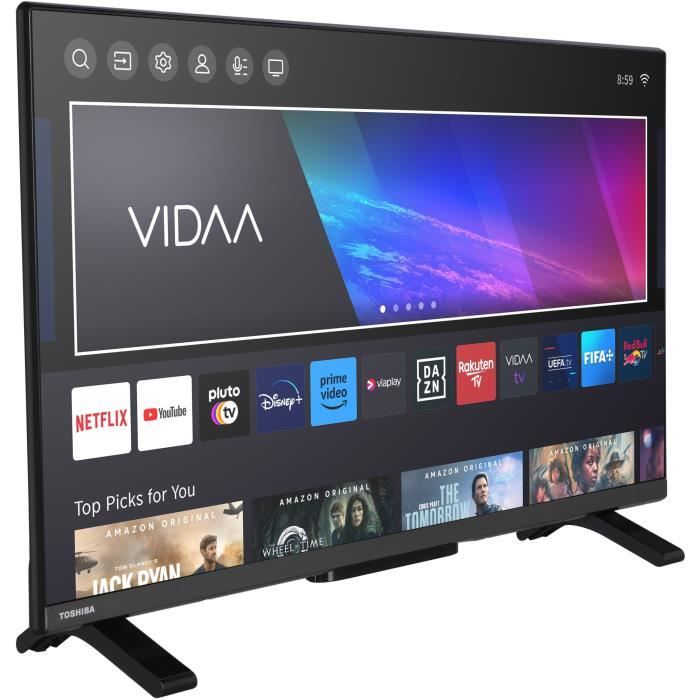 Image secondaire de TOSHIBA 32WV2E63DG - TV LED 32'' (80 cm) - HD Ready 1366x768 - DTS Virtual:X - Smart TV - 2xHDMI