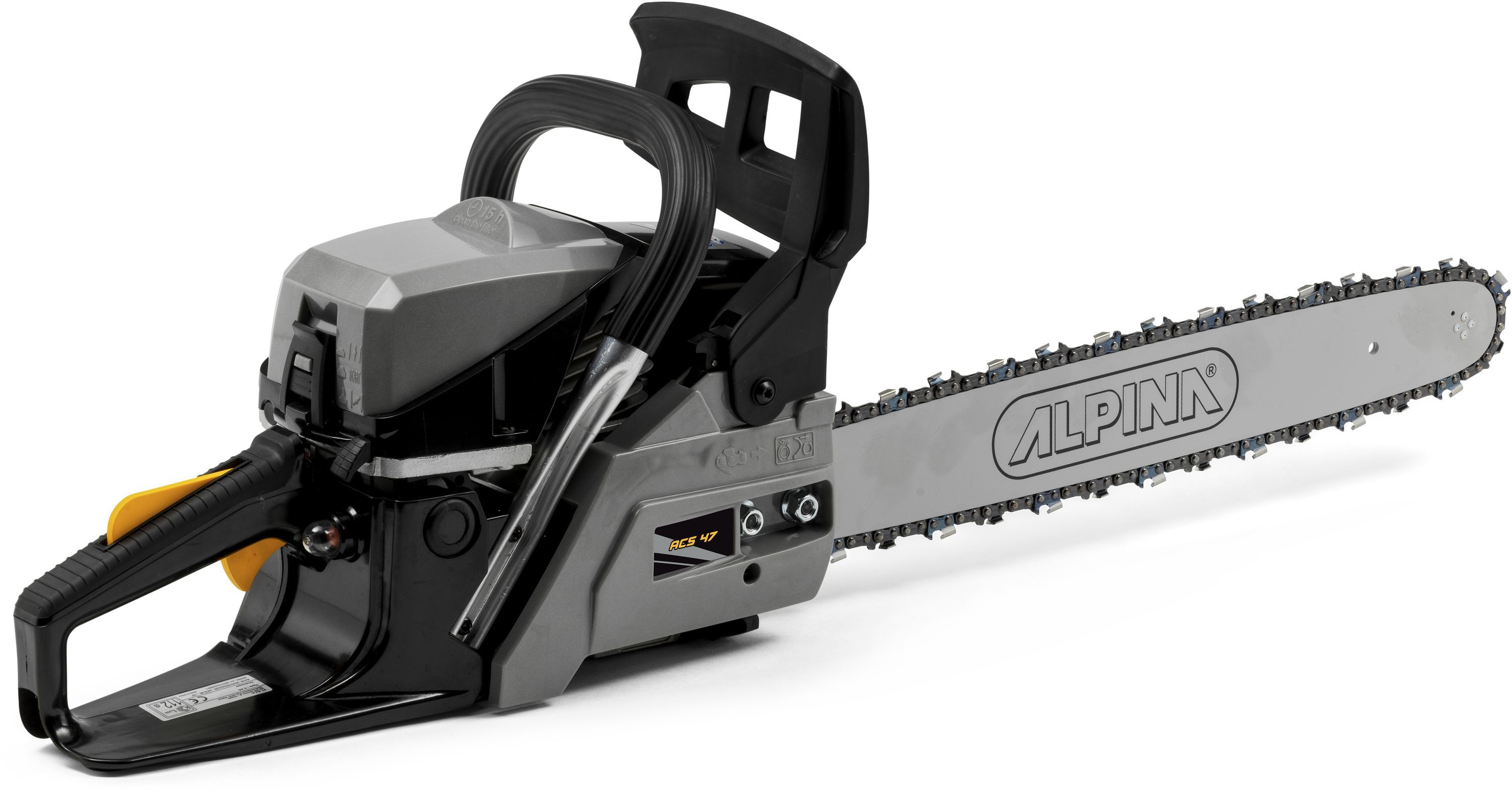 Tronçonneuse thermique - ALPINA - ACS 47 - 1800 W - Guide 45 cm/18 - Noir