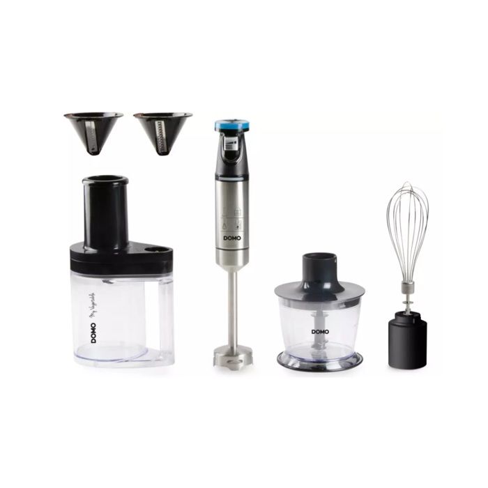Set frullatore My Verdure - DOMO - DO9254M - 800 W - Velocità variabile - 4 accessori - Acciaio inossidabile