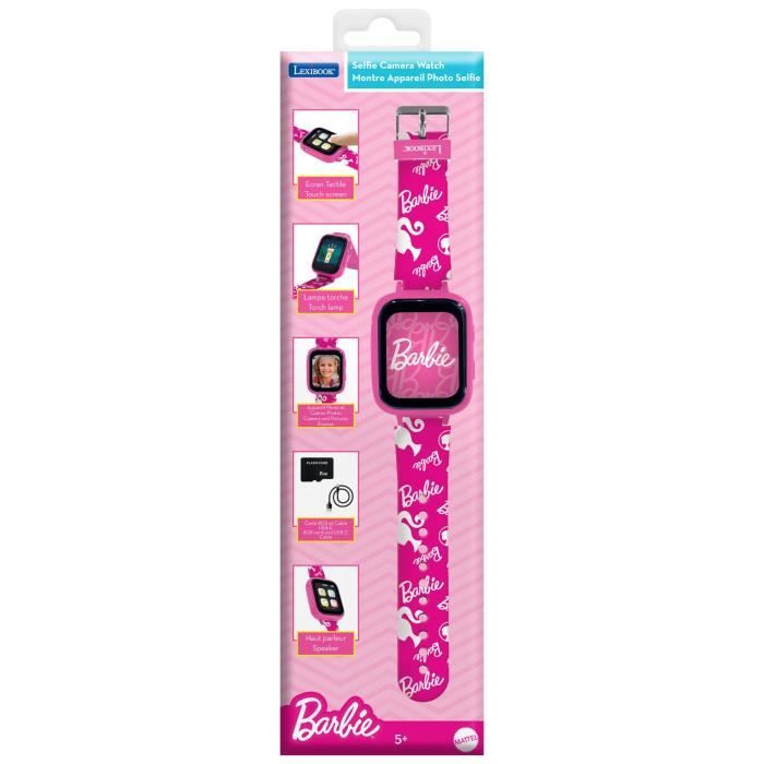 Orologio Barbie con schermo a colori, fotocamera e scheda di memoria da 8 GB