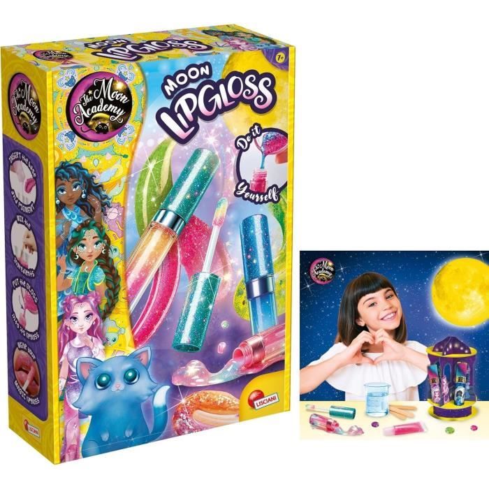 Gloss à lèvres - Kit de Loisirs Créatifs - THE MOON ACADEMY - Composants pour Gloss, Flacons à Gloss