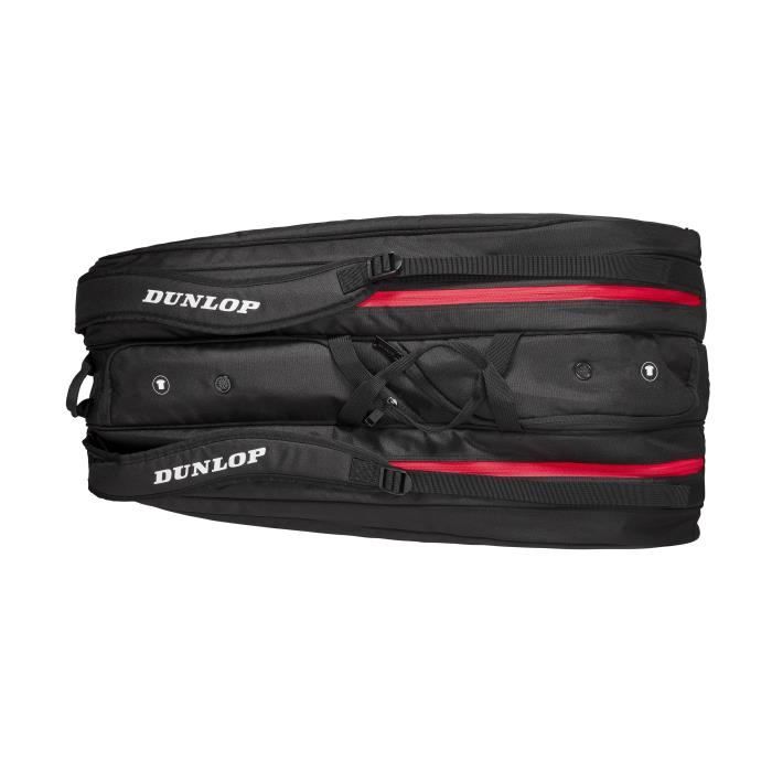 DUNLOP Sac pour raquette de tennis CX Team 12 Pack - Noir et rouge