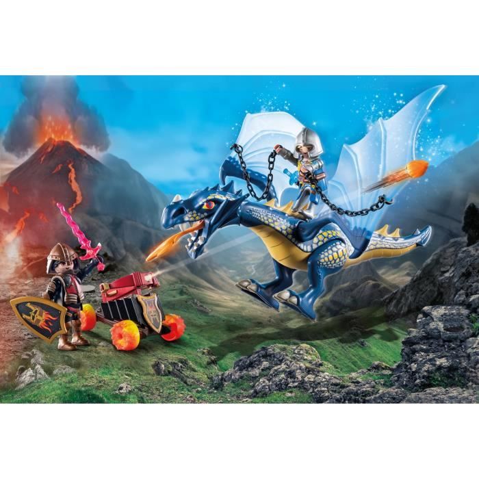 Image secondaire de PLAYMOBIL 71644 Combattants avec dragons et canon, Novelmore, Dragon, 39 pieces, Des 4 ans